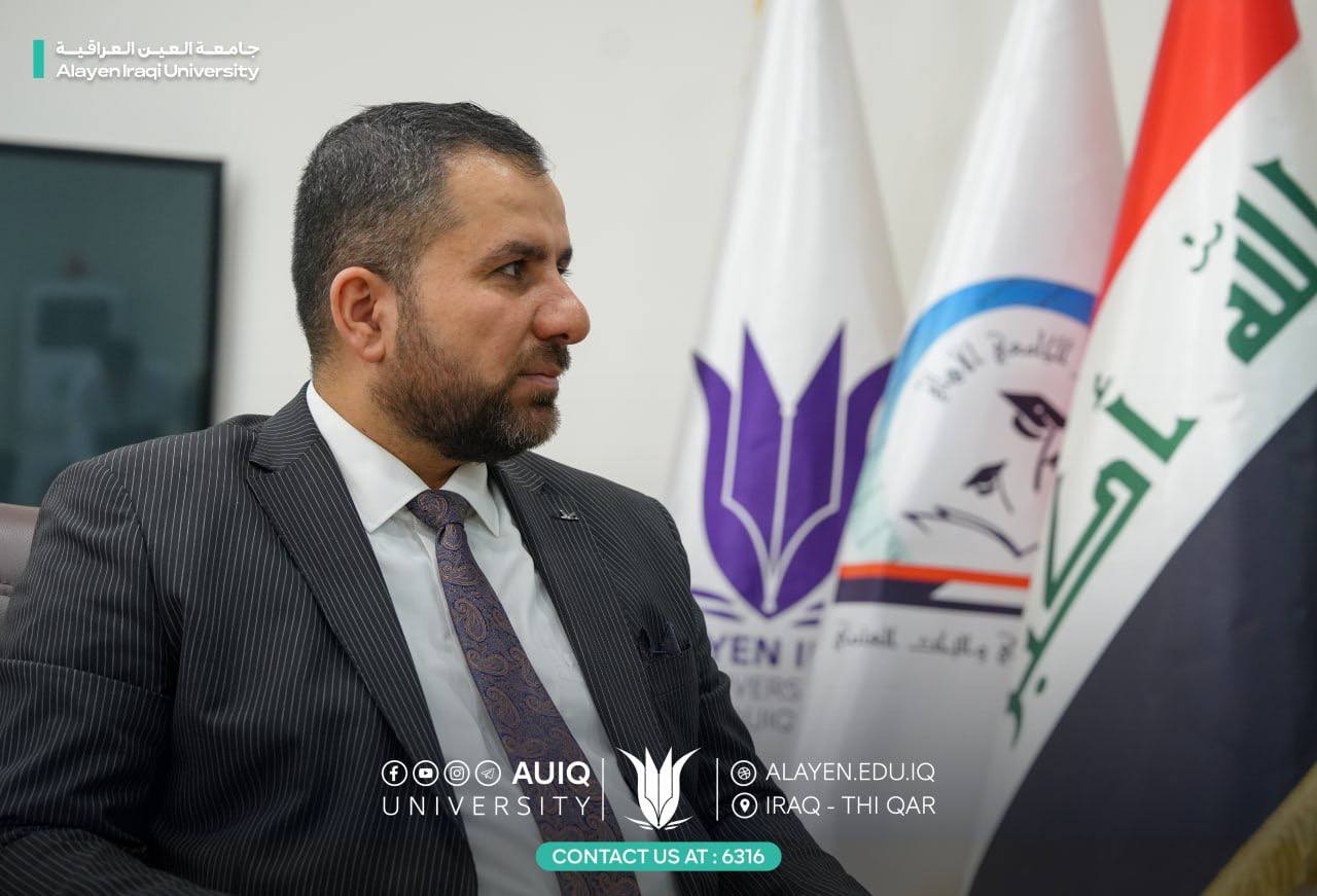The Deputy Chancellor of Al-Ayen Iraqi University for Scientific ...